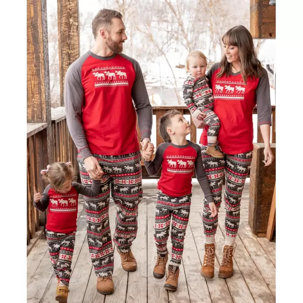 Lazy One Matching Christmas Pajamas for Family Cute Matching Christmas PJs for Family Adults Teens Kids Babies ampamp Dog PJsCabin Fair Isle Pajama Sets