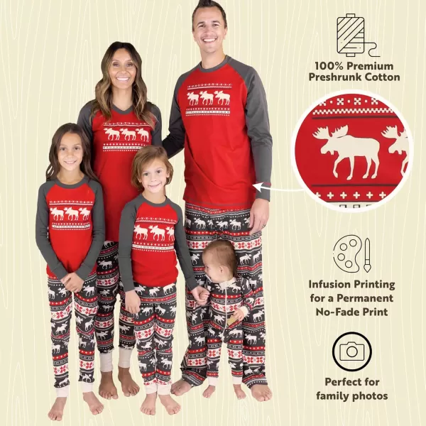 Lazy One Matching Christmas Pajamas for Family Cute Matching Christmas PJs for Family Adults Teens Kids Babies ampamp Dog PJsCabin Fair Isle Pajama Sets