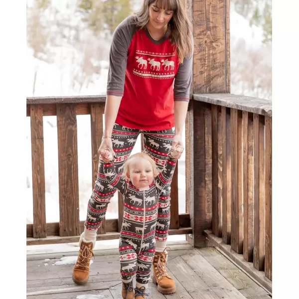 Lazy One Matching Christmas Pajamas for Family Cute Matching Christmas PJs for Family Adults Teens Kids Babies ampamp Dog PJsCabin Fair Isle Pajama Sets