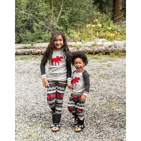 Lazy One Matching Christmas Pajamas for Family Cute Matching Christmas PJs for Family Adults Teens Kids Babies ampamp Dog PJsCabin Moose Pajama Sets
