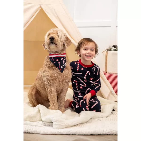 Lazy One Matching Christmas Pajamas for Family Cute Matching Christmas PJs for Family Adults Teens Kids Babies ampamp Dog PJsCandy Cane Pajama Sets