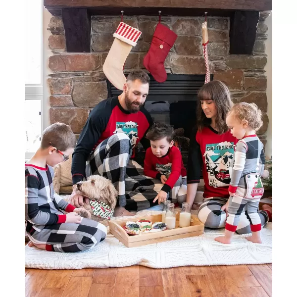 Lazy One Matching Christmas Pajamas for Family Cute Matching Christmas PJs for Family Adults Teens Kids Babies ampamp Dog PJsTake the Long Way Home Pajama Sets