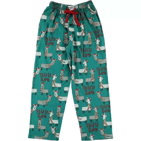 Lazy One Matching Family Pajama Sets for Adults Teens Kids and The Dog FA La La LlamaFa La La Llama Mens Pajama Pants