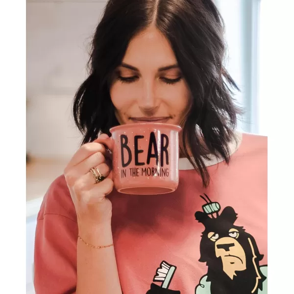 Lazy One Novelty Mugs Funny Gift Mug for Family Friends or Coworkers in your Office Mountain MooseBear in AM Mug