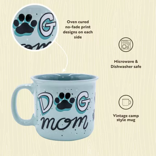Lazy One Novelty Mugs Funny Gift Mug for Family Friends or Coworkers in your Office Mountain MooseDog Mom Mug