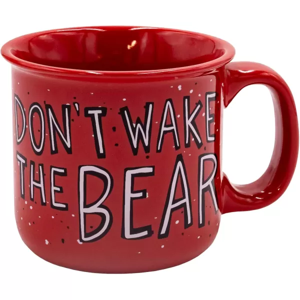 Lazy One Novelty Mugs Funny Gift Mug for Family Friends or Coworkers in your Office Mountain MooseDont Wake The Bear Mug