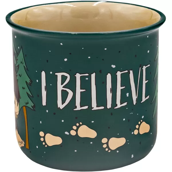 Lazy One Novelty Mugs Funny Gift Mug for Family Friends or Coworkers in your Office Mountain MooseI Believe Bigfoot