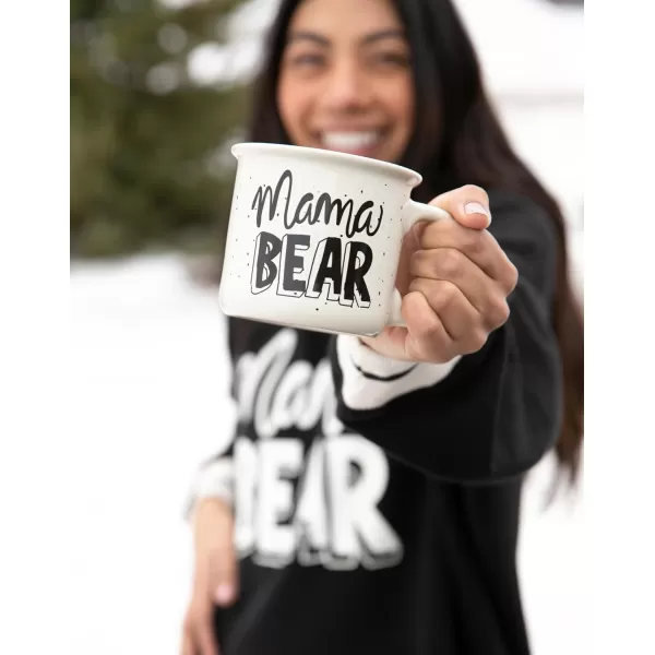 Lazy One Novelty Mugs Funny Gift Mug for Family Friends or Coworkers in your Office Mountain MooseMama Bear Mug