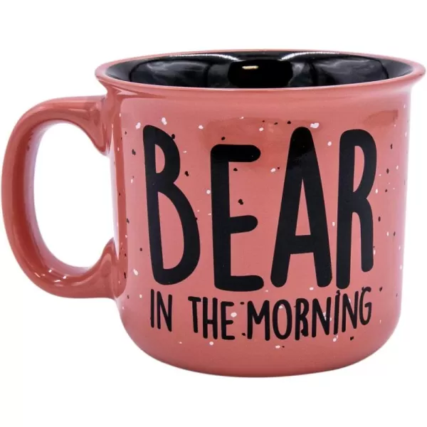 Lazy One Novelty Mugs Funny Gift Mug for Family Friends or Coworkers in your Office Mountain MooseBear in AM Mug