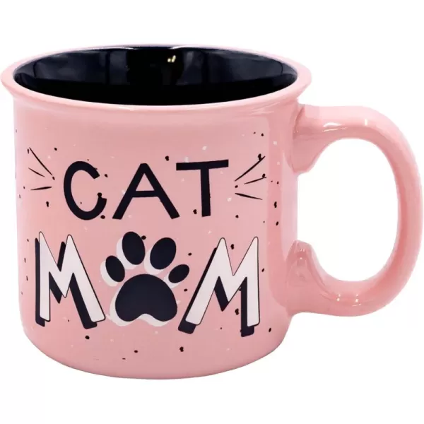 Lazy One Novelty Mugs Funny Gift Mug for Family Friends or Coworkers in your Office Mountain MooseCat Mom