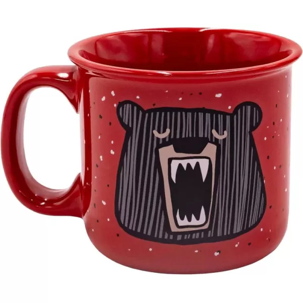 Lazy One Novelty Mugs Funny Gift Mug for Family Friends or Coworkers in your Office Mountain MooseDont Wake The Bear Mug