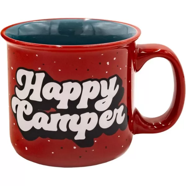 Lazy One Novelty Mugs Funny Gift Mug for Family Friends or Coworkers in your Office Mountain MooseHappy Camper Bear Mug
