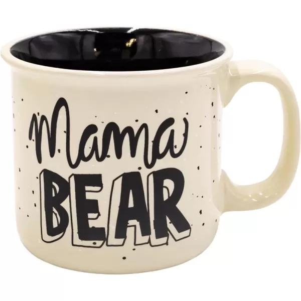 Lazy One Novelty Mugs Funny Gift Mug for Family Friends or Coworkers in your Office Mountain MooseMama Bear Mug