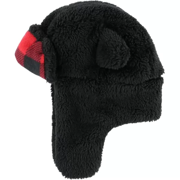 Lazy One Critter Cap Hat for Kids Fun ColdWeather Animal Hats Cute Warm Winter Cozy Ear coversBear Critter Cap