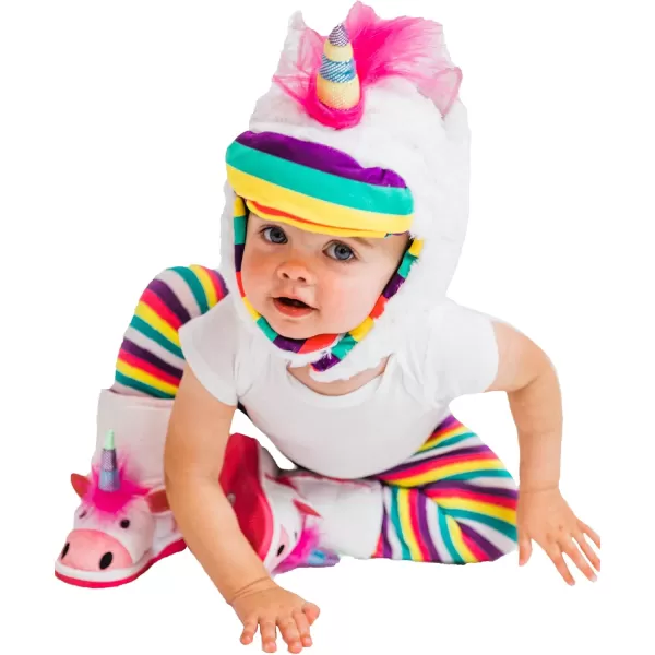 Lazy One Critter Cap Hat for Kids Fun ColdWeather Animal Hats Cute Warm Winter Cozy Ear coversUnicorn Critter Cap