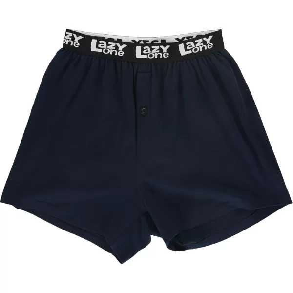 Lazy One Funny Animal Boxers Novelty Boxer Shorts Gag Gifts for Men Humorous Underwear for MenBite Me Shark Boxers