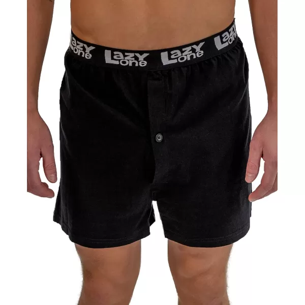 Lazy One Funny Animal Boxers Novelty Boxer Shorts Gag Gifts for Men Humorous Underwear for MenBlack Where the Sun Dont Shine Boxers