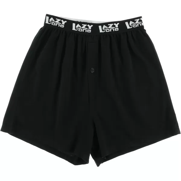 Lazy One Funny Animal Boxers Novelty Boxer Shorts Gag Gifts for Men Humorous Underwear for MenBlack Where the Sun Dont Shine Boxers