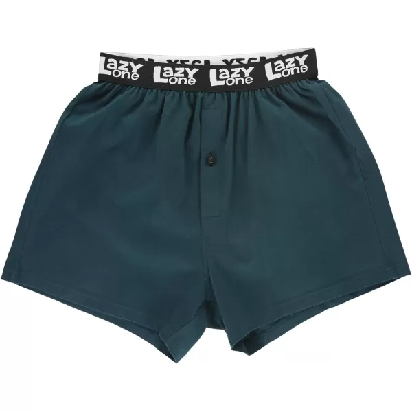 Lazy One Funny Animal Boxers Novelty Boxer Shorts Gag Gifts for Men Humorous Underwear for MenBlue Pinch Me Boxers