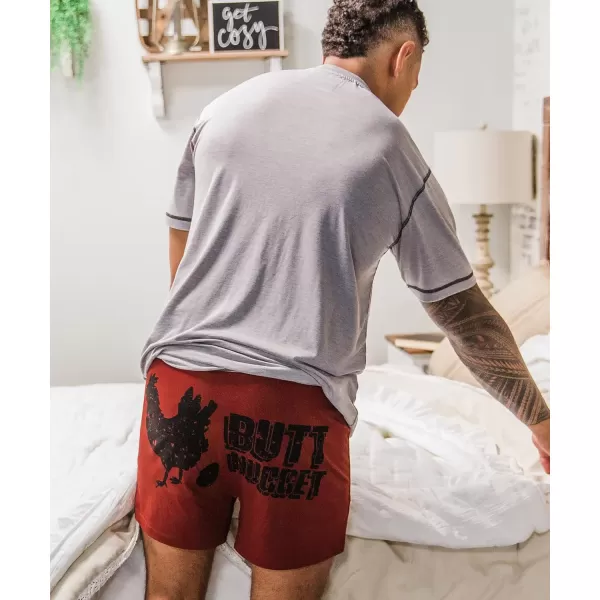 Lazy One Funny Animal Boxers Novelty Boxer Shorts Gag Gifts for Men Humorous Underwear for MenButt Nugget Boxer