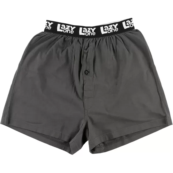 Lazy One Funny Animal Boxers Novelty Boxer Shorts Gag Gifts for Men Humorous Underwear for MenGrey Pinch Me Boxers