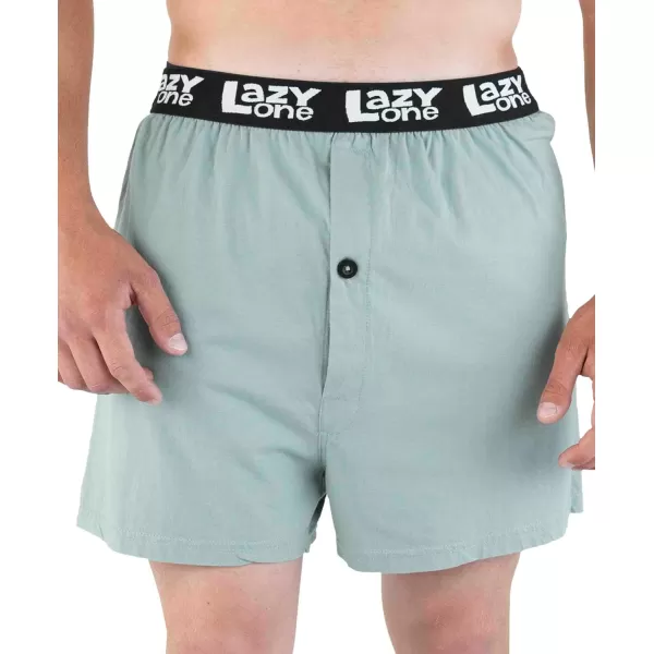 Lazy One Funny Animal Boxers Novelty Boxer Shorts Gag Gifts for Men Humorous Underwear for MenIt Wasnt Me Blue Boxers