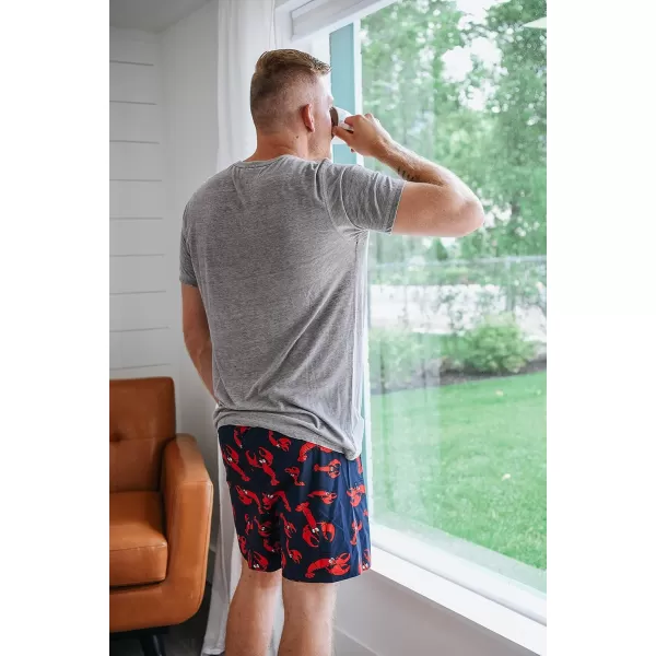 Lazy One Funny Animal Boxers Novelty Boxer Shorts Gag Gifts for Men Humorous Underwear for MenLobster Boxers