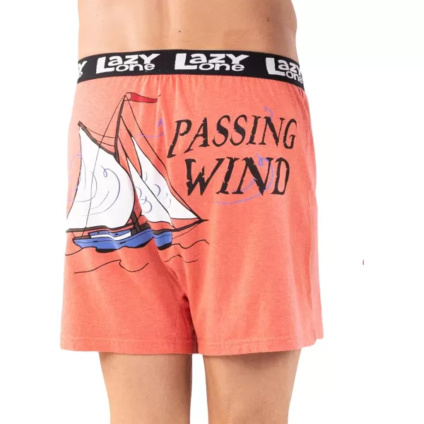 Lazy One Funny Animal Boxers Novelty Boxer Shorts Gag Gifts for Men Humorous Underwear for MenPassing Wind Boxers