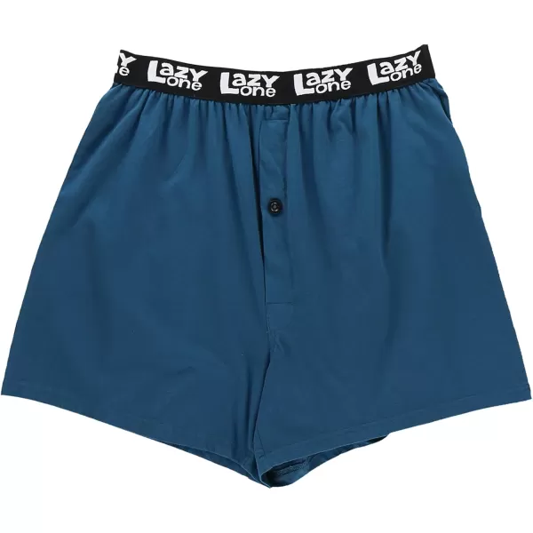 Lazy One Funny Animal Boxers Novelty Boxer Shorts Gag Gifts for Men Humorous Underwear for MenSquid Marks Boxers