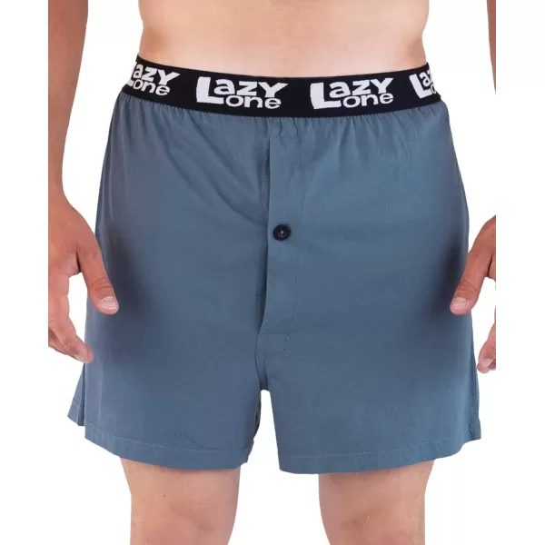 Lazy One Funny Animal Boxers Novelty Boxer Shorts Gag Gifts for Men Humorous Underwear for MenStud Puffin Blue Boxers