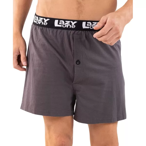Lazy One Funny Animal Boxers Novelty Boxer Shorts Gag Gifts for Men Humorous Underwear for MenWho Cut the Cheese Boxers