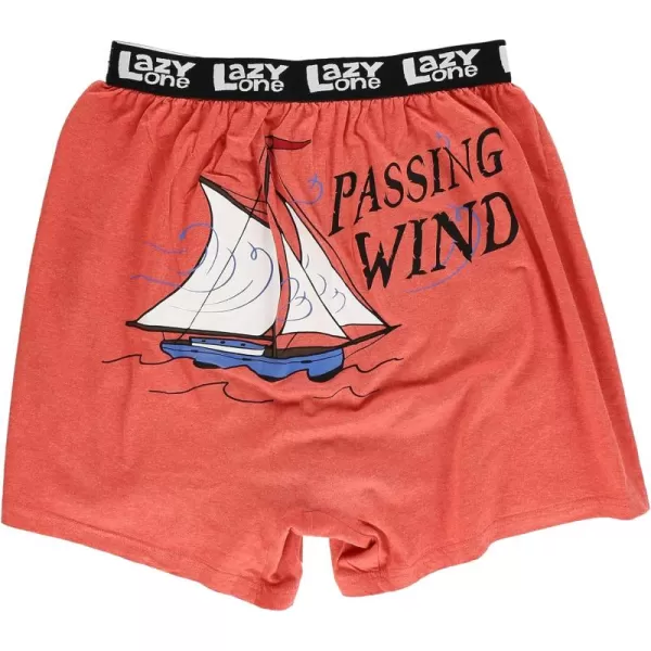 Lazy One Funny Animal Boxers Novelty Boxer Shorts Gag Gifts for Men Humorous Underwear for MenPassing Wind Boxers
