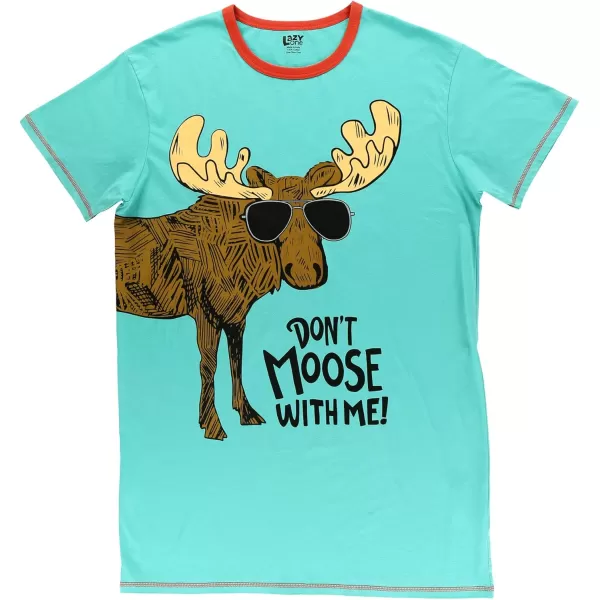 Lazy One Nightshirts for Women Cute Nightgown for Women Animal DesignsDont Moose Nightshirt