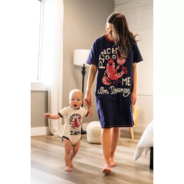 Lazy One Nightshirts for Women Cute Nightgown for Women Animal DesignsPinch Me Lobster Nightshirt