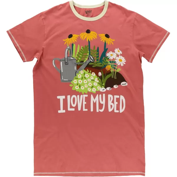 Lazy One Nightshirts for Women Cute Nightgown for Women Animal DesignsPink I Love My Bed Nightshirt