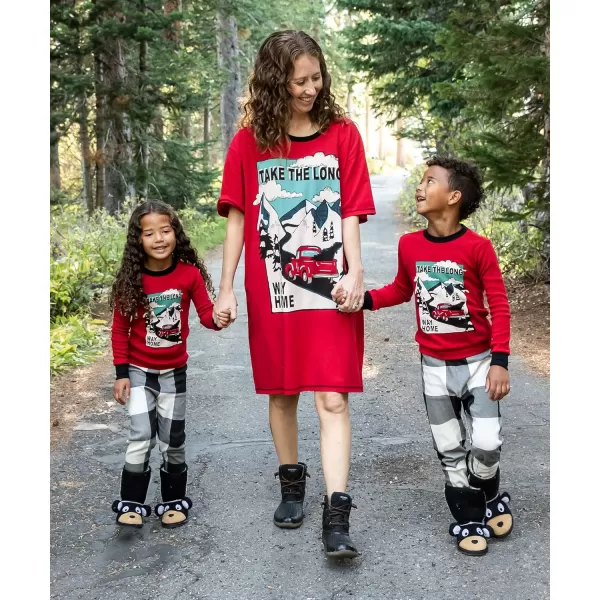 Lazy One Nightshirts for Women Cute Nightgown for Women Animal DesignsTake the Long Way Nightshirt