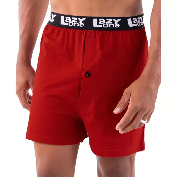 Lazy One Funny Animal Boxers Novelty Boxer Shorts Humorous Underwear Gag Gifts for Men Funny Bear BoxersBear Cheeks Boxers
