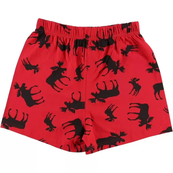 Lazy One Funny Animal Boxers Novelty Boxer Shorts Humorous Underwear Gag Gifts for Men Funny Bear BoxersClassic Moose Boxers