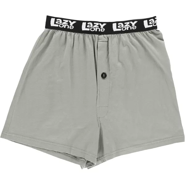 Lazy One Funny Animal Boxers Novelty Boxer Shorts Humorous Underwear Gag Gifts for Men Funny Bear BoxersDoes a Bear Sit Boxers