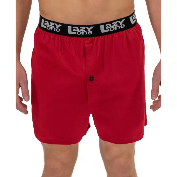 Lazy One Funny Animal Boxers Novelty Boxer Shorts Humorous Underwear Gag Gifts for Men Funny Bear BoxersHappy Camper Boxers