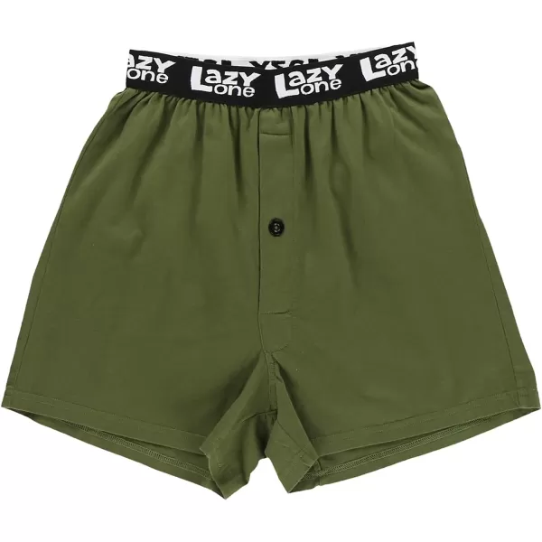 Lazy One Funny Animal Boxers Novelty Boxer Shorts Humorous Underwear Gag Gifts for Men Funny Bear BoxersHole in One Boxers