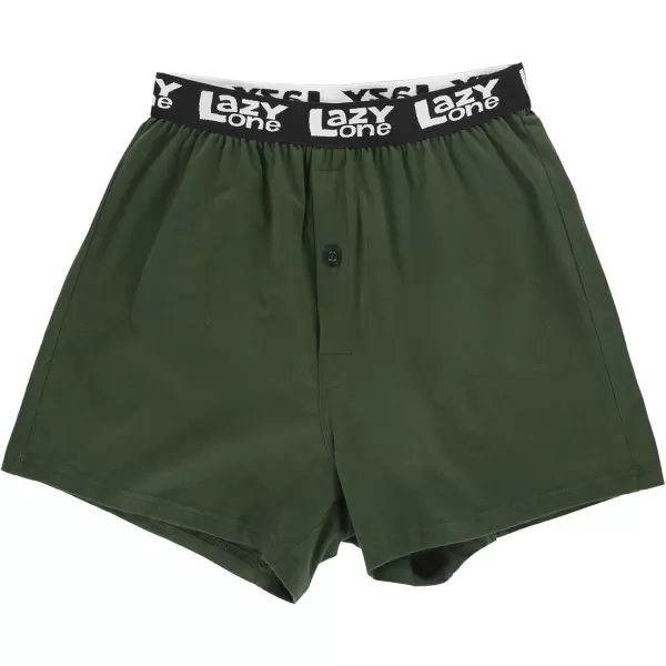 Lazy One Funny Animal Boxers Novelty Boxer Shorts Humorous Underwear Gag Gifts for Men Funny Bear BoxersLets Moose Around Boxers