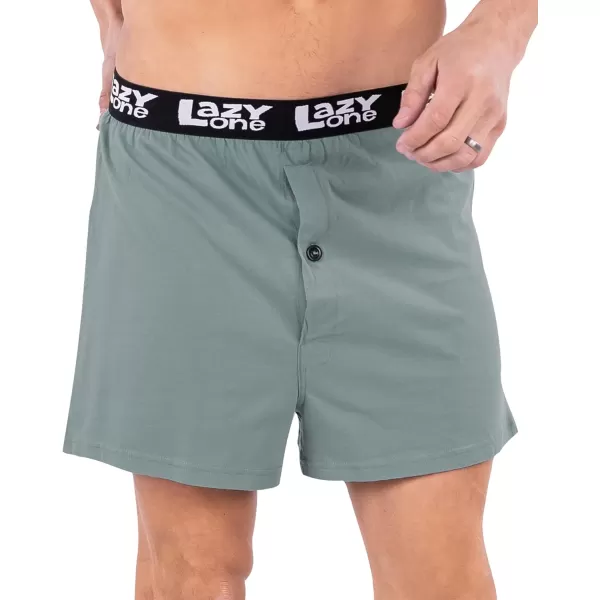 Lazy One Funny Animal Boxers Novelty Boxer Shorts Humorous Underwear Gag Gifts for Men Funny Bear BoxersLooking at My Putt Boxers