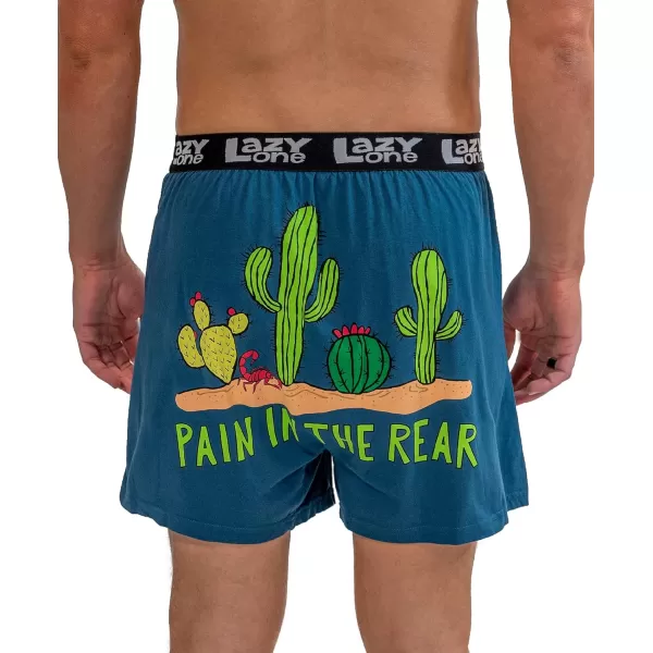 Lazy One Funny Animal Boxers Novelty Boxer Shorts Humorous Underwear Gag Gifts for Men Funny Bear BoxersPain in the Rear Boxers