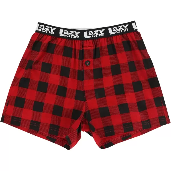 Lazy One Funny Animal Boxers Novelty Boxer Shorts Humorous Underwear Gag Gifts for Men Funny Bear BoxersSawing Logs Boxers