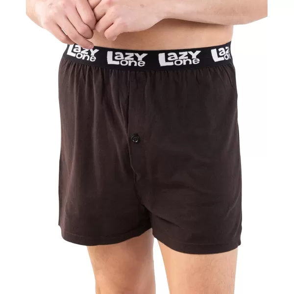 Lazy One Funny Animal Boxers Novelty Boxer Shorts Humorous Underwear Gag Gifts for Men Funny Bear BoxersWanna Moose Around Boxers