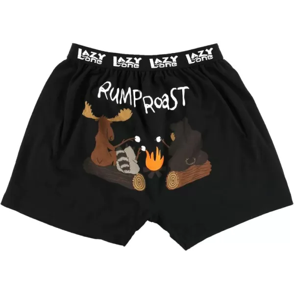 Lazy One Funny Animal Boxers Novelty Boxer Shorts Humorous Underwear Gag Gifts for Men Funny Bear BoxersRump Roast Boxers