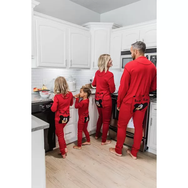 Lazy One Flapjacks Matching Christmas Pajamas for The Dog Baby ampamp Kids Teens and AdultsBear Bum Flapjack Onesie
