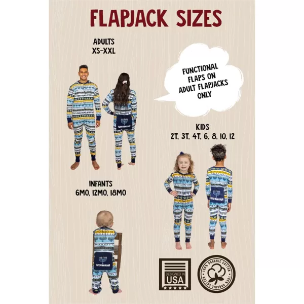 Lazy One Flapjacks Matching Christmas Pajamas for The Dog Baby ampamp Kids Teens and AdultsHappy Hanukkah Flapjack Onesie