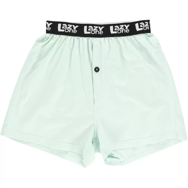 Lazy One Funny Animal Boxers Humorous Underwear Novelty Boxer Shorts Gag Gifts for MenLight Cyan Trophy Husband Boxers